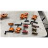 Image 2 : Assorted Pipe Clamps and Threaded Pipe Pieces