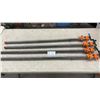 Image 1 : Four Pony 612 Pipe Clamps with 48” Pipes
