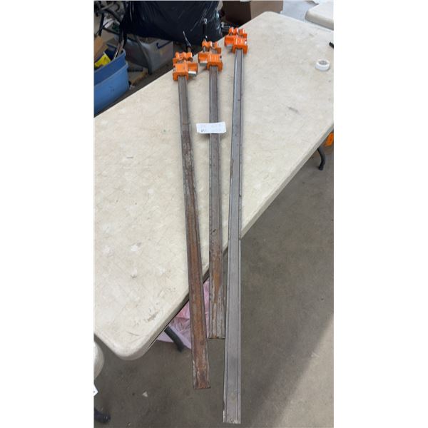 Three Jorgensen Bar Clamps