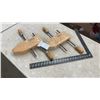 Image 1 : Jorgensen 2” Reg US Pat Off Wood Clamps 2, and 24” x 16” Steel Square