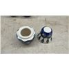 Image 9 : Blue and White Ceramic Collection: Pagoda Jar, Transferware Pitcher, Plates, Vases