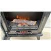 Image 2 : Quality Craft SBQC112A-GBK Electric Fireplace Stove Heater, 1500W, with Flame Effect
