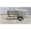 Image 1 : Vintage 1970s Sears Kenmore 158 Series Sewing Machine with Case and Foot Pedal