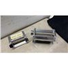 Image 3 : VonShef Manual Pasta Maker with Cutting Attachments, Clamp