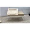 Image 5 : Wooden Adjustable Laptop Bed Tray Table and Domino Cubano Hand-Painted Wooden Domino Set