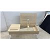 Image 6 : Wooden Adjustable Laptop Bed Tray Table and Domino Cubano Hand-Painted Wooden Domino Set