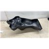 Image 2 : Black Plastic Female Mannequin Torso with Chrome Hanging Hook for Clothing Display
