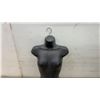 Image 3 : Black Plastic Female Mannequin Torso with Chrome Hanging Hook for Clothing Display