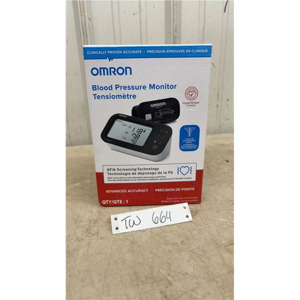 Omron Blood Pressure Monitor With AFib Screening Technology and Bluetooth