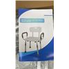 Image 3 : MaxKare Adjustable Shower Chair with Back and Arms