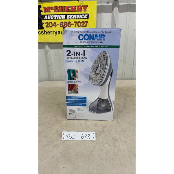 Conair Turbo ExtremeSteam 2-in-1 Steamer and Iron with Gentle Temp
