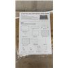Image 3 : 3-Tier Plastic Rolling Utility Cart With Drawer