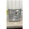 Image 1 : Sterilite Wide 3-Drawer Storage Cart, Clear Drawers, Black Frame, 15 1/4” x 21 7/8” x 25 5/8”