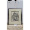 Image 1 : "Upper Fort Garry Gate" Framed Artist's Proof Etching by MacCampbell, 20 × 16”