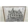Image 4 : "Upper Fort Garry Gate" Framed Artist's Proof Etching by MacCampbell, 20 × 16”
