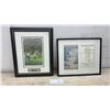 Image 1 : Framed "The Winning Chip" Michelin Golf Print and Metropolitan Opera Le Nozze di Figaro Playbill