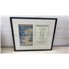 Image 5 : Framed "The Winning Chip" Michelin Golf Print and Metropolitan Opera Le Nozze di Figaro Playbill