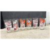 Image 5 : 13 Vintage Coca-Cola Fountain Glasses with Red Logos and 6 Christmas Santa Themed Glasses
