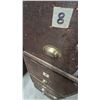 Image 4 : Stacking 4-Drawer Wooden Office Cabinet with Brass Pulls