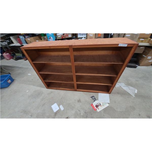 Wood Bookcase with Shelves 40”×60”×12”