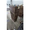 Image 4 : Canadian National Railways Stationery Stores 5-Drawer Wooden Filing Cabinet. 51”×15”×24”
