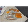 Image 2 : Assorted Vehicle Lights Including Grote LED Markers, Amber Clearance Lamps, Tail Lights