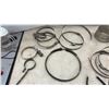 Image 2 : Assorted Metal Hose Clamps, C- Clamps, Power Torque Trailer Hook-Up Assemblies and Wiring