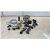 Image 6 : Assorted Metal Hose Clamps, C- Clamps, Power Torque Trailer Hook-Up Assemblies and Wiring