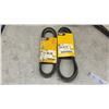 Image 2 : Assorted CAT and V-Belts, and Electrical Pulley Split Casing for Wire