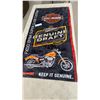 Image 1 : Miller Genuine Draft Harley-Davidson FXDCI Dyna Super Glide Custom Promotional Banner, 50 × 24”