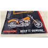 Image 4 : Miller Genuine Draft Harley-Davidson FXDCI Dyna Super Glide Custom Promotional Banner, 50 × 24”