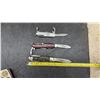 Image 2 : Assortment of Folding Pocket Knives, Tactical Folders and Fixed-Blade Hunting Knife With Sheath 12