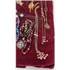 Image 6 : Assorted Costume Jewelry Lot Including Beaded and Chain Necklaces, Pendants, Earrings