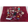 Image 1 : Assorted Fashion Jewelry Including Earrings, Brooches, Rings, Necklaces