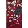 Image 3 : Assorted Fashion Jewelry Including Earrings, Brooches, Rings, Necklaces