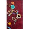 Image 5 : Assorted Fashion Jewelry Including Earrings, Brooches, Rings, Necklaces