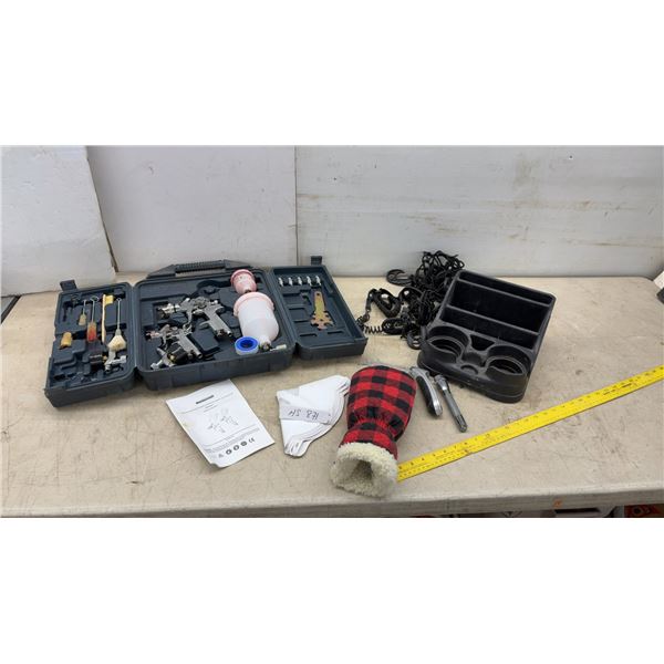 Mastercraft 058-9440-4 Gravity Feed Spray Gun Kit With Accessories, Case, Filters