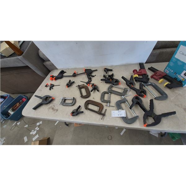 Assorted Clamps