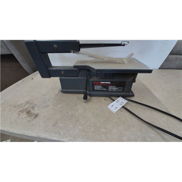 Sears Craftsman 16” Variable Speed Scroll Saw, 1/8 HP, 1725 RPM, and Blade Guard