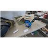 Image 2 : Prio 80 Water Pump, Rolled Blue Hose, and Green Bin with Rolled Canvas Hoses