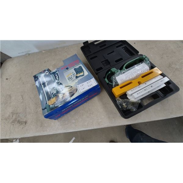 Wood Mortising Chisel Kit with 4-Piece Mortising Chisels and Bits, and Hard Case
