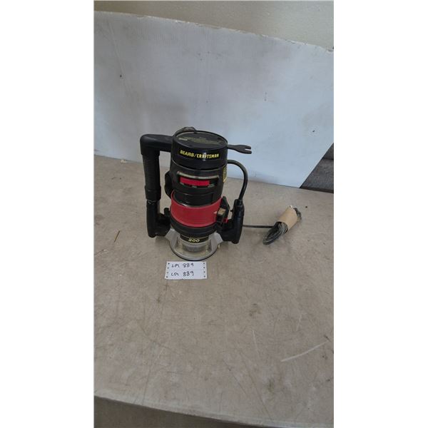 Sears/Craftsman 200 Router, Dust Bag, and Power Cord