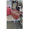 Image 2 : Four Red Plastic Gas Cans, One “ESSENCE” Brand