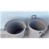 Image 2 : Three Rubbermaid Garbage Cans and 2 Lids