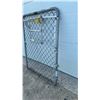 Image 2 : Galvanized Chain-Link Fence Gate, 45 × 34”