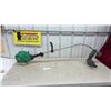 Image 1 : Weed Eater FeatherLite FL20 Gas String Trimmer, 20cc Engine, 15” Cutting Path