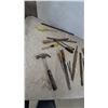 Image 5 : Assorted Hand Tools: Claw Hammer, Screwdrivers, Chisels, Files, Auger Bits