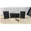 Image 1 : Pioneer HTP-300 Home Theater Speaker Set With Center Channel and Two Rear Speakers