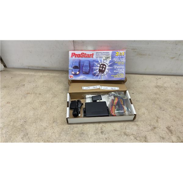 ProStart CT-3360 2-in-1 Remote Control Car Starter and Keyless Entry System for Manual Transmission