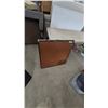 Image 2 : Two Black and Brown Square folding leg card table